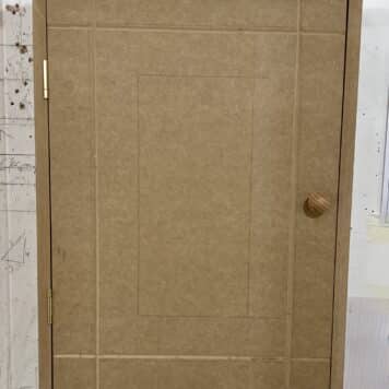 a cabinet built by a student