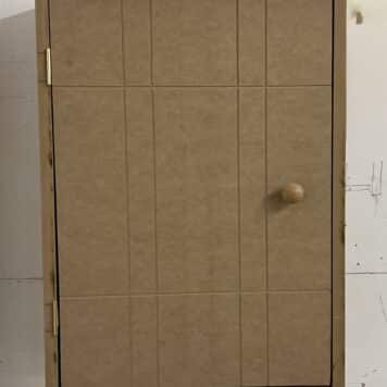 a cabinet built by a student
