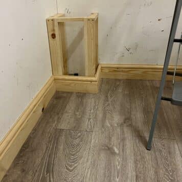 skirting boards fitted in training bay