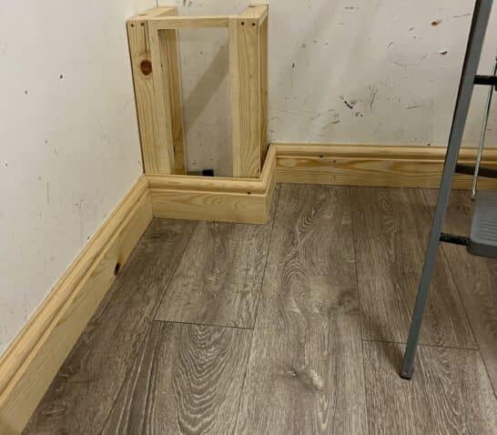 skirting boards fitted in training bay